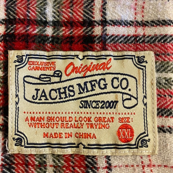 Men’s Plaid Flannel Shirt from Jachs Mfg Co. - Picture 3 of 4